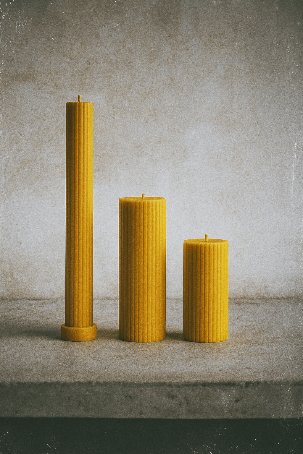 Beeswax Pillar Candles - Cylinders - BZZWAX