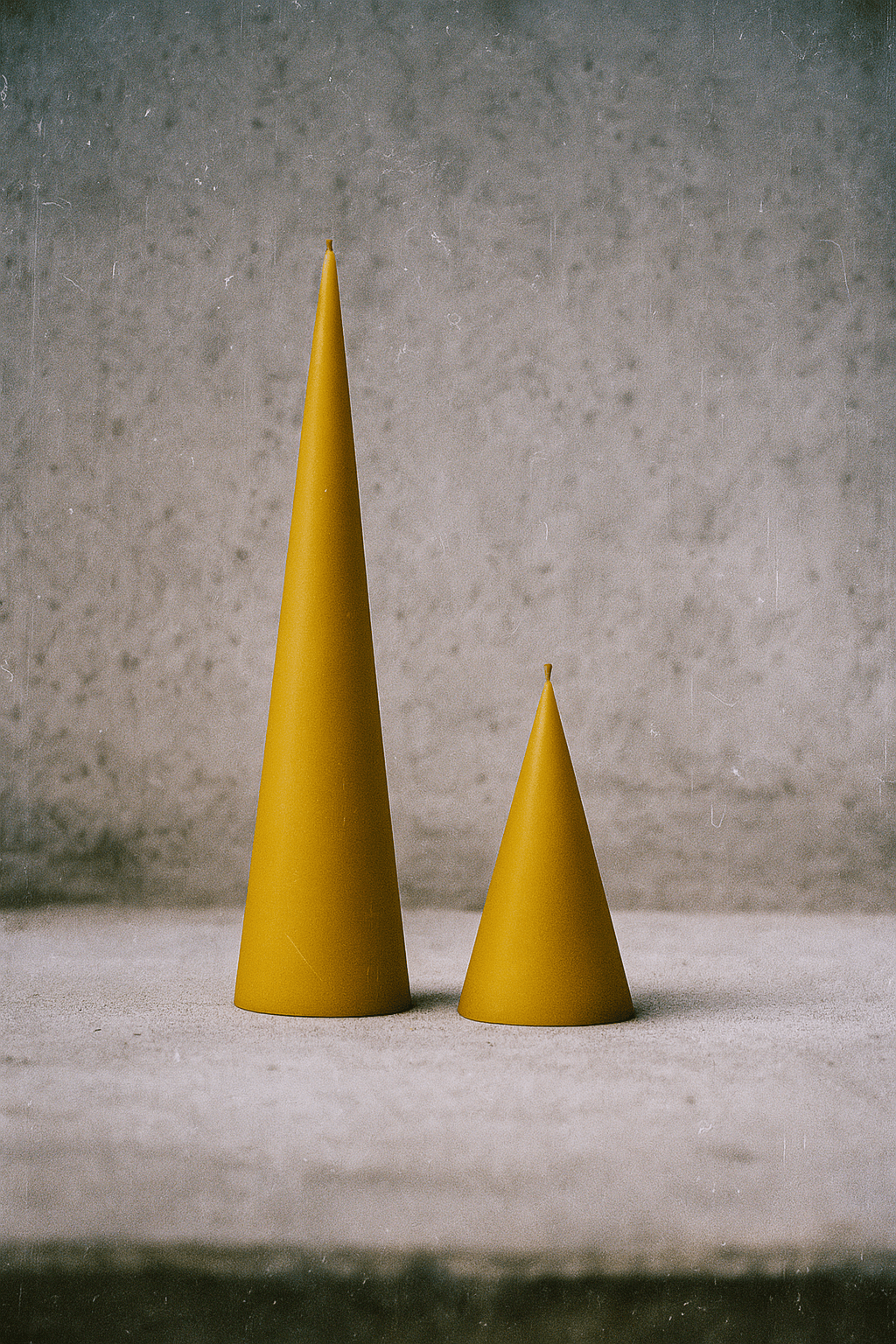 Beeswax Pillar Candles - Double Cone - BZZWAX