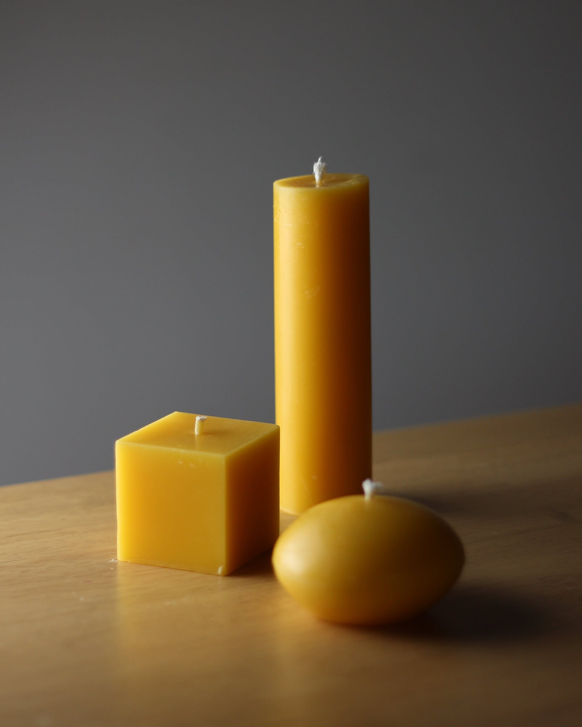 Beeswax Pillar Candles - Fudge & Friends - BZZWAX