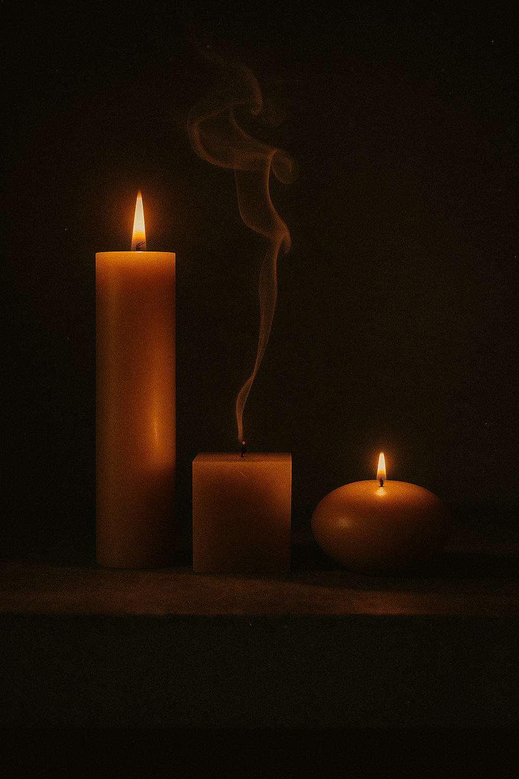 Beeswax Pillar Candles - Fudge & Friends - BZZWAX